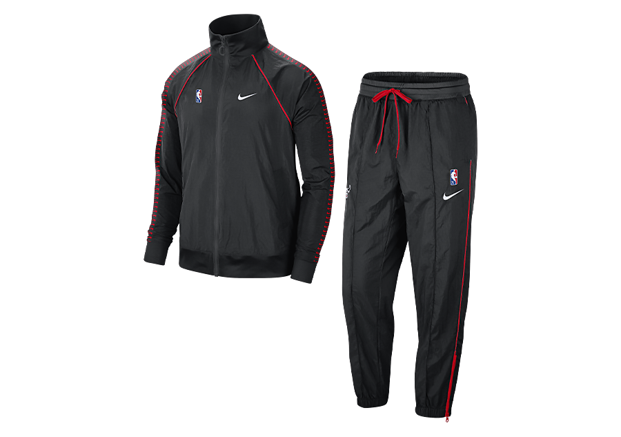 NIKE NBA CHICAGO BULLS COURTSIDE TRACKSUIT BLACK