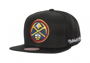 MITCHELL & NESS ENGLISH DROPBACK SNAPBACK NBA DENVER NUGGETS