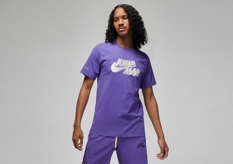 NIKE AIR JORDAN JUMPMAN GRAPHIC TEE DARK IRIS