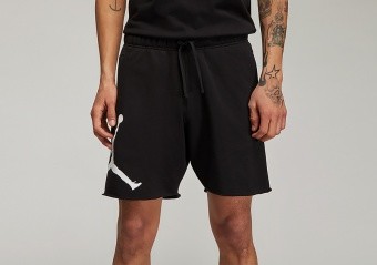 NIKE AIR JORDAN ESSENTIAL FLEECE HBR SHORTS BLACK