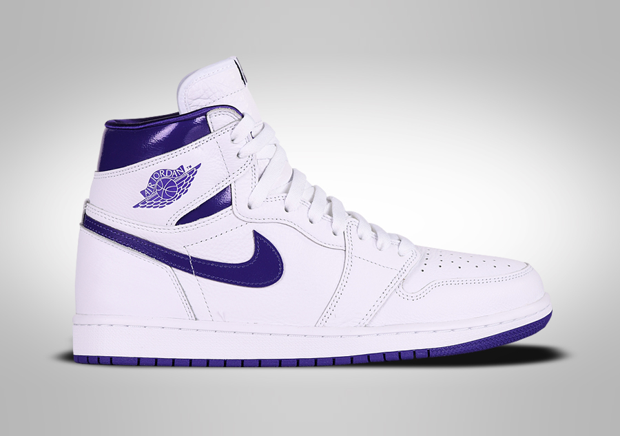 最安 NIKE AIR PURPLE COURT WMNS OG HIGH RETRO 1 JORDAN 靴