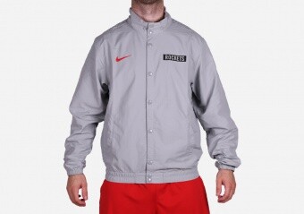 NIKE NBA HOUSTON ROCKETS DNA LIGHTWEIGHT JACKET GREY