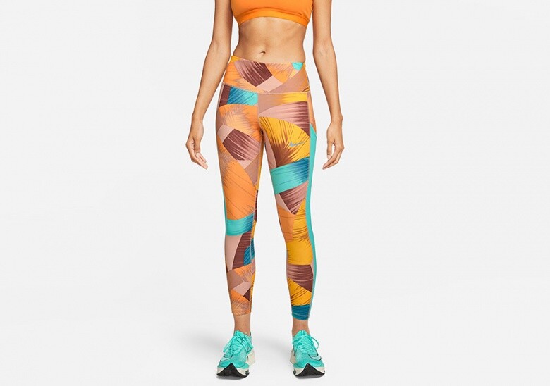 NIKE WOMEN'S DRI-FIT EPIC LUXE RUNNING LEGGINS MULTICOLOR