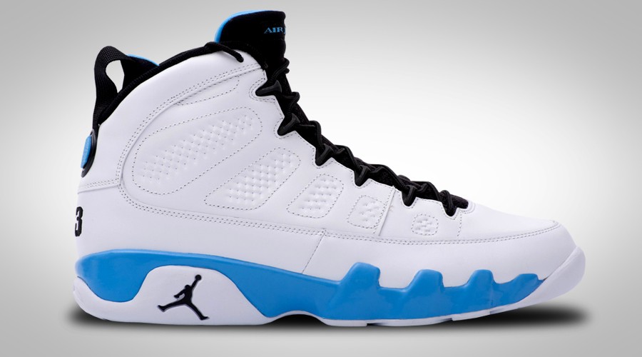 NIKE AIR JORDAN IX 9 RETRO POWDER BLUE